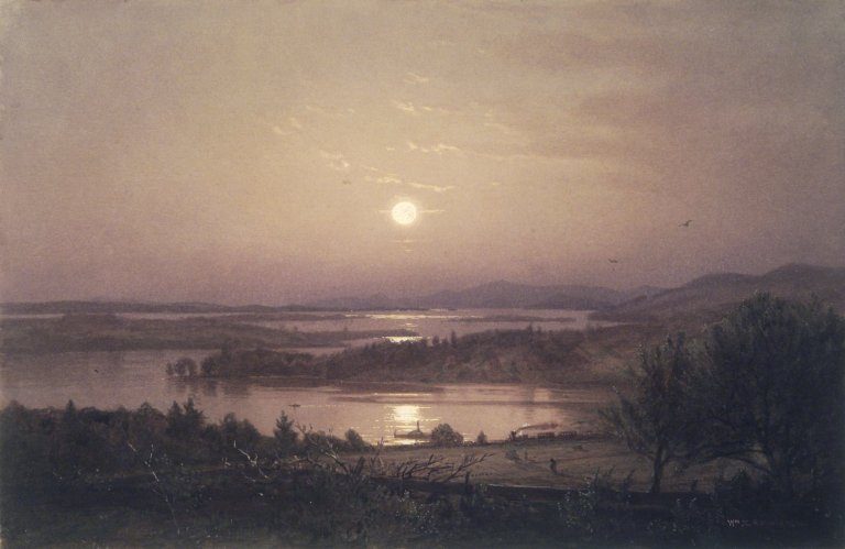 Lake Winnipesaukee in central New Hampshire (William Trost Richards painting).
